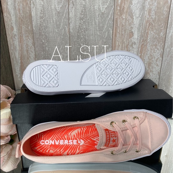 Converse Ctas Ballet Lace Slip Washed Coral W - Picture 5 of 8